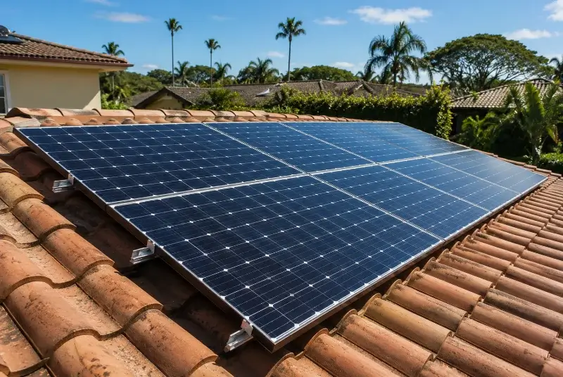 Installation de panneaux solaires à Luzay